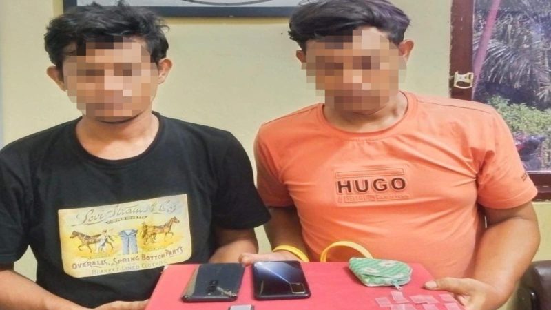 Dua Tersangka Pengedar Narkotika jenis sabu diringkus Polisi | Photo - Humas Polres Aceh Barat