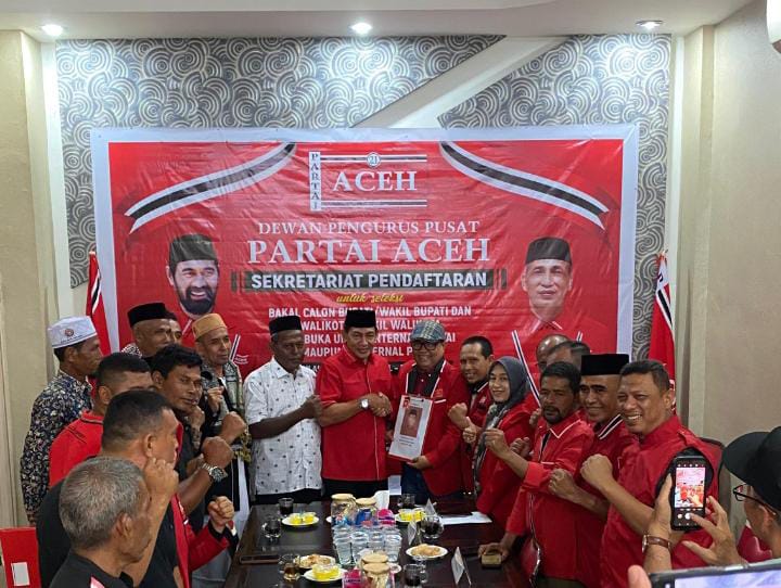 Said Rasul daftar bakal Cabub Kabupaten Aceh Barat, (ist).