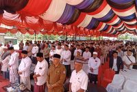 Memperingati Hari Santri Nasional, ribuan santri dari 12 kecamatan di Kabupaten Aceh Barat