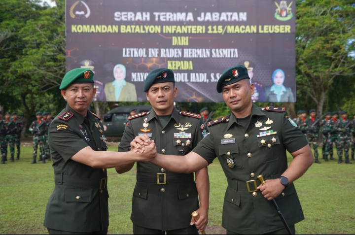 Foto Dok. Batalyon Infanteri 115/Macan Leuser, yang berada di bawah kendali Korem 012/TU