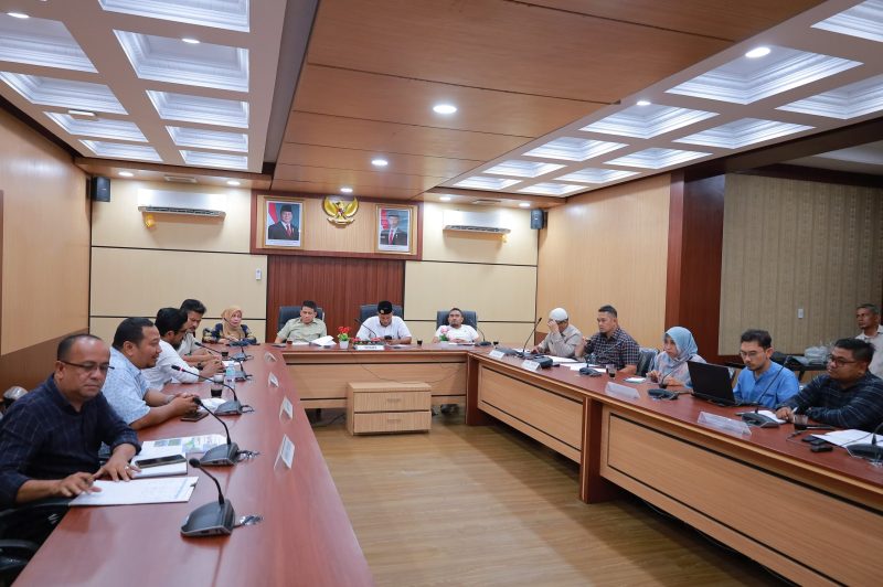 Pemerintah Kabupaten Aceh Barat menggelar rapat usulan penetapan Wilayah Pertambangan Rakyat.Foto istimewa 