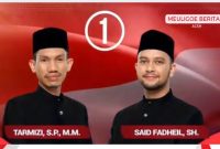 Pasangan Tarmizi S,P,.M.M - Said Fadiel S.H. Debat Bupati & Wakil Bupati Aceh Barat, Menwujudkan Aceh Barat Maju Melalui Pembangunan Berkelanjutan Yang Berlandaskan Syariat Islam. Foto istimewa.
