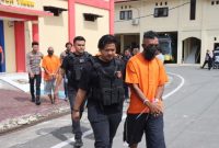 Tim Gabungan Polres Aceh Timur Berhasil Mengungkap Tiga Pelaku Penyelundupan Manusia Dalam Waktu Kurang dari 24 jam. Foto istimewa 