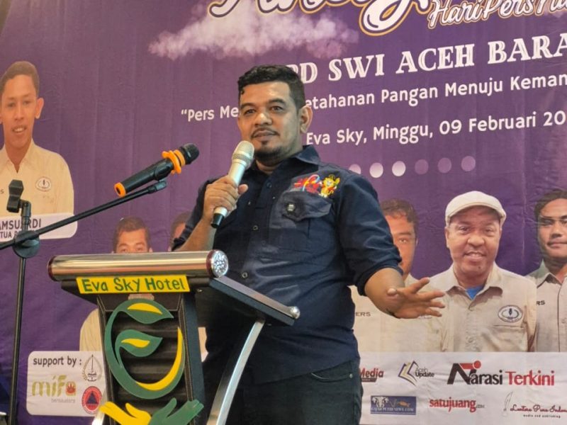Foto: Teuku Fadil. Ketua SWI Aceh Barat