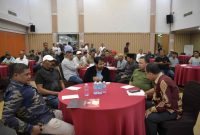 Gubernur Aceh Muzakir Manaf atau Mualem membuka Rapat Koordinasi Penghubung Badan Reintegrasi Aceh (BRA) Kabupaten/Kota se-Aceh di Hotel Grand Nanggroe, Banda Aceh. Foto. Beritaindatu